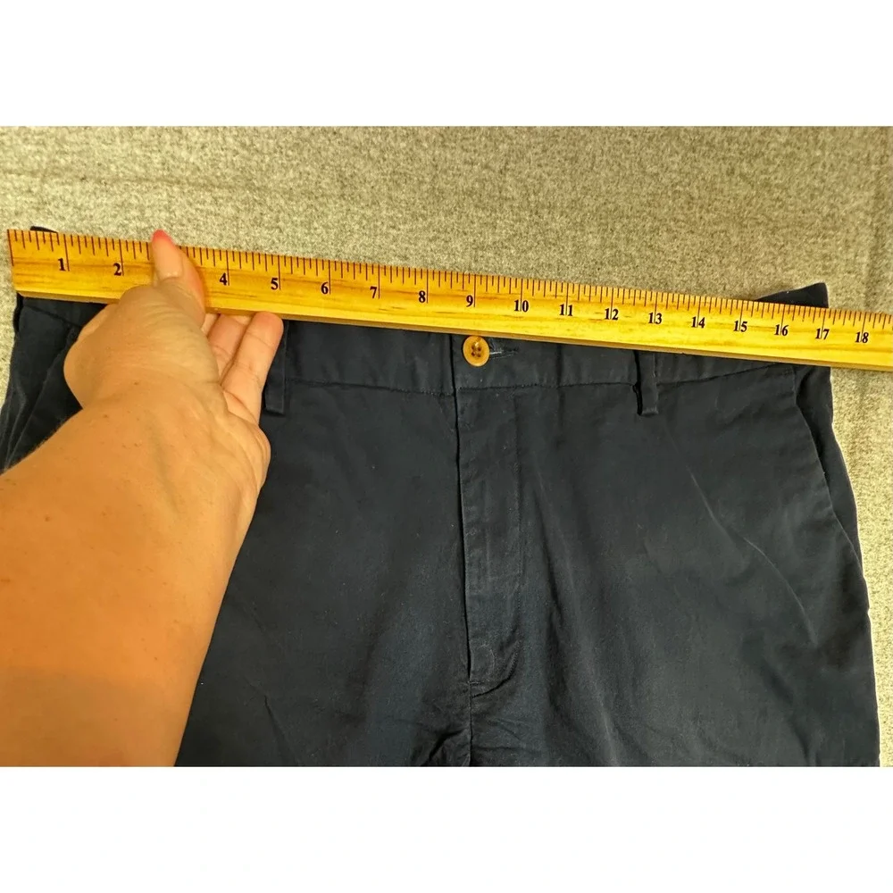 Polo Ralph Lauren Shorts Mens 36 Navy Blue Stretch Classic Fit Chino